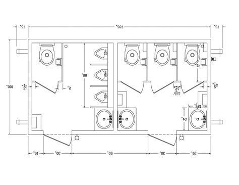 Ada Public Bathroom Stall Dimensions | Bathroom dimensions, Ada bathroom, Toilet plan