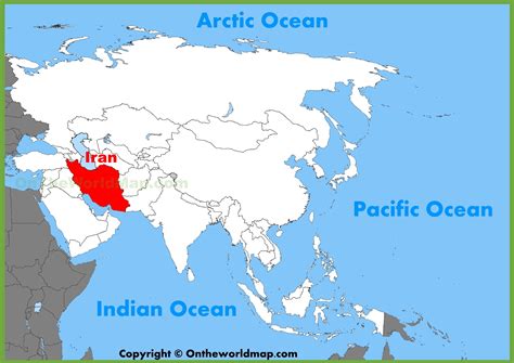 Where Is Iran Map