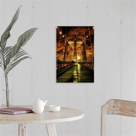 Brooklyn Bridge At Night Wall Art, Canvas Prints, Framed Prints, Wall ...