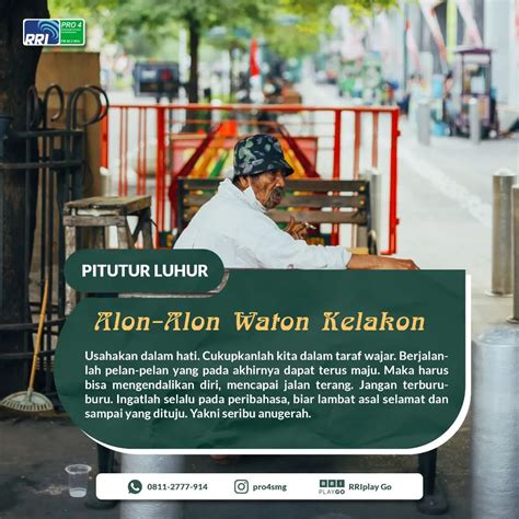 Budaya Nusantara: Filosofi Jawa "Alon Alon Waton Kelakon" | AtmaGo