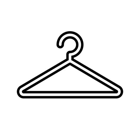 Hanger line icon. Clothing hanger. Vector. 26322603 Vector Art at Vecteezy