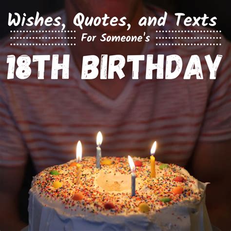 18th Birthday Wishes, Texts, and Quotes: 155 Example Messages - Holidappy