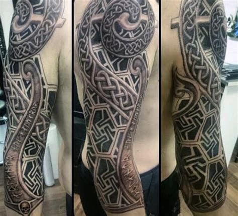 100 Celtic Knot Tattoos For Men - Interwoven Design Ideas