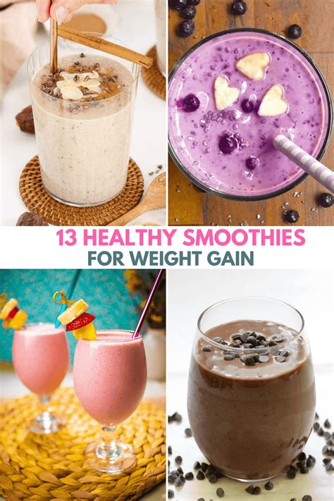 13 High Calorie Smoothies For Weight Gain - Creative Nourish