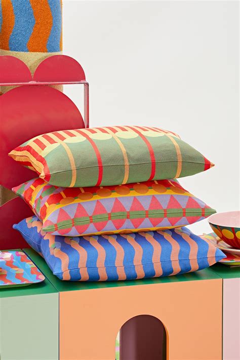 Yinka Ilori Debuts a Bold + Juicy Homewares Collection | Cushions, Homeware, Design milk