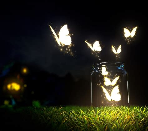 Tip 88+ about fireflies wallpaper hd for mobile unmissable - Billwildforcongress