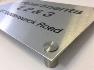 Engraved Stainless Steel Signs - BuySigns