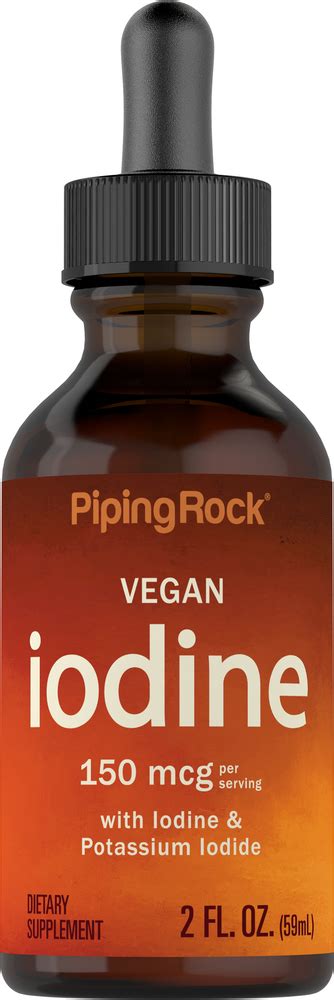 Iodine Supplement | Buy Iodine Supplement & Vitamins | Piping Rock ...