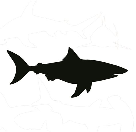 Great white shark Bull shark Tiger shark Clip art - Shark Illustration ...