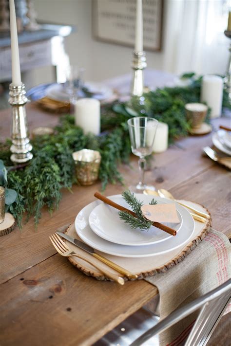 Home // Farmhouse Christmas Tablescape - Lauren McBride