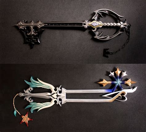 Kingdom Hearts Roxas Oblivion & Oathkeeper Keyblade - Etsy