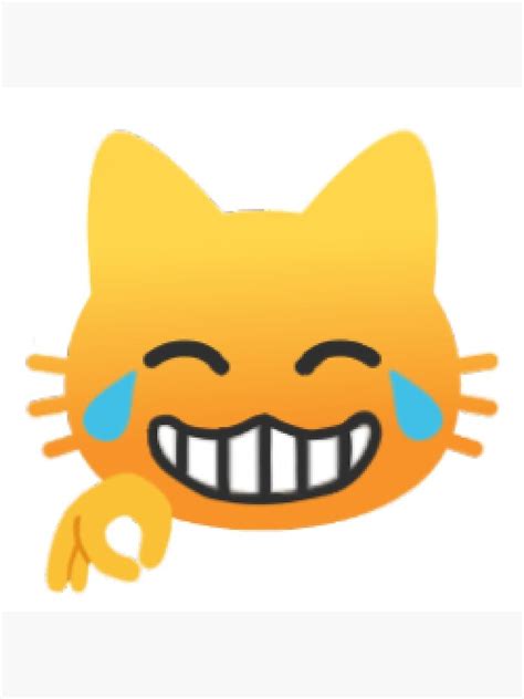 "Cat Laughing Emoji" Canvas Print for Sale by emiface | Redbubble