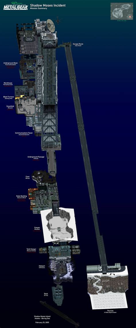 Metal Gear Solid | Shadow Moses Map (Isometric) by VGCartography on ...