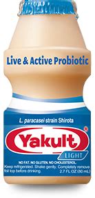 Yakult & Yakult Light Product Information | Yakult & Yakult Light ...