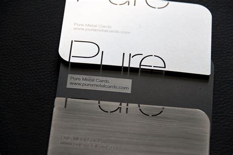 Pure Metal Cards on Behance