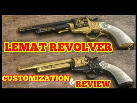 LEMAT REVOLVER CUSTOMIZATION AND REVIEW Red Dead Online - YouTube