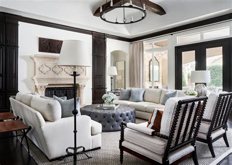 Modern Mediterranean Home - Mediterranean - Living Room - Dallas - by S. B. Long Interiors | Houzz