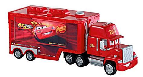 Disney Pixar Cars Cars 2 Quick Changers Race Deluxe Mack Transporter ...