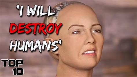 Top 10 Scary AI Robots That Might Take Over Humanity