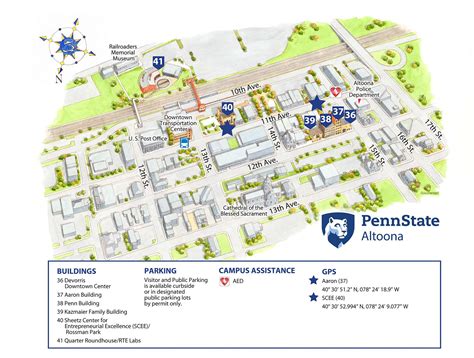 Penn state altoona campus map | Campus map, Altoona, Campus