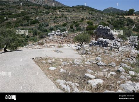 Mycenae Archaeological Site Stock Photo - Alamy