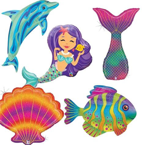 Locally Twisted – Sea Creatures Mylar helium