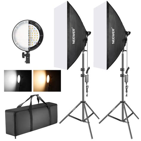 Neewer Softbox-Set, rechteckig - LED, 45 W: Amazon.de: Kamera