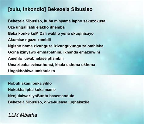 Love Zulu Quotes / 26 Beautiful Zulu Love Quotes For Him / They'll know my voice when they hear ...