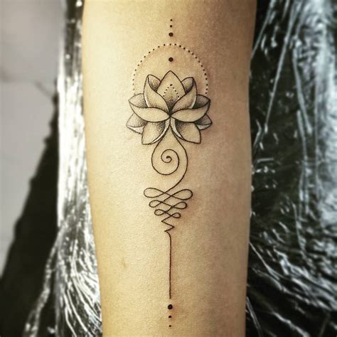 Kaps Needle Art - Unalome Lotus Tattoo The Unalome is...