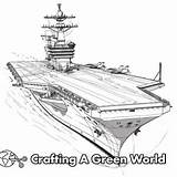 Aircraft Carrier Coloring Pages  Free & Printable sketch template