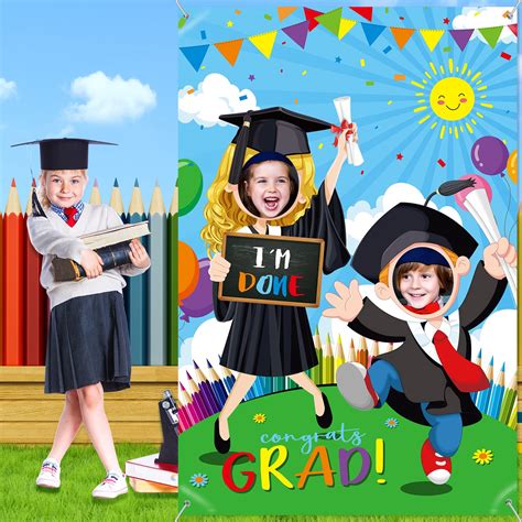 Buy Graduation Photo Booth Props Frame Large Kindergarten Preschool ...