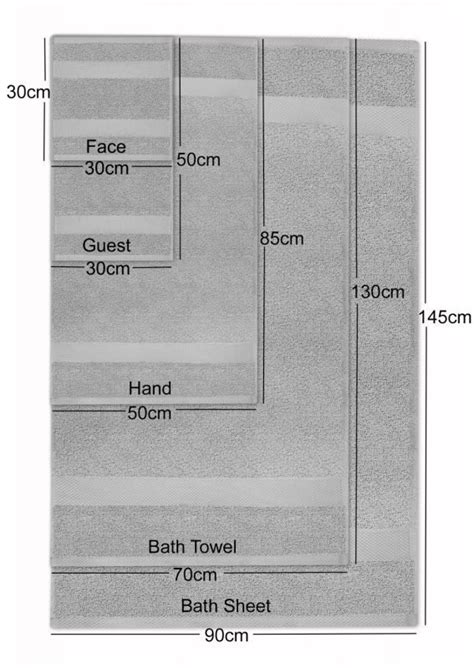 A Guide to UK Towel Sizes – Bath, Guest, Hand & More