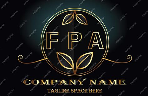 Premium Vector | Fpa letter logo