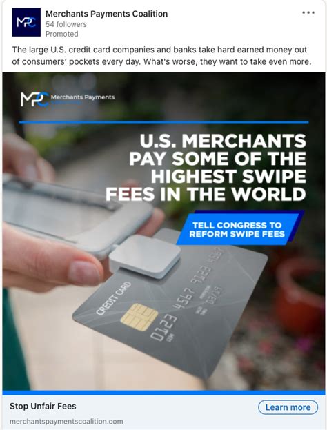 Tell Congress to Reform Credit Card Swipe Fees | Merchants Payments Coalition