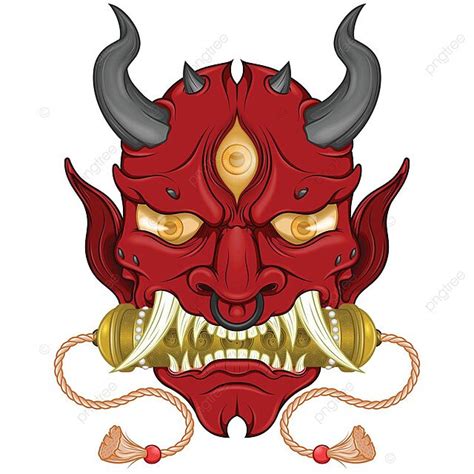 Oni Japanese Demon Skin Ogre Illustration Anime Vector, Ogre ...