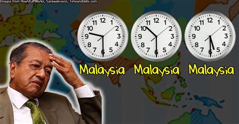 Guess how many timezones Malaysia had before finally having one standard time?