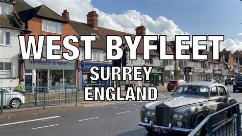 West Byfleet Surrey UK England 🇬🇧 4K HDR - YouTube