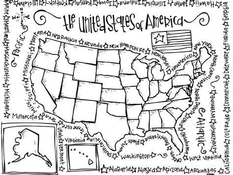 11 Us States Shapes Worksheets / worksheeto.com