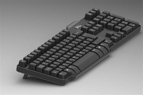 Keyboard "Dell" - - 3D CAD model - GrabCAD