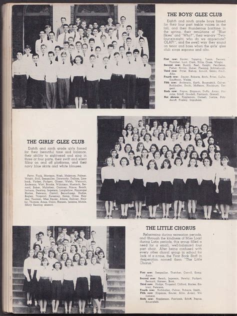 Pine Log 1948 Leland Junior High School Yearbook Chevy Chase MD