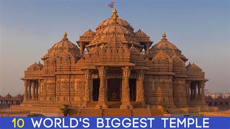 Top 10 Largest Hindu Temples In The World - YouTube