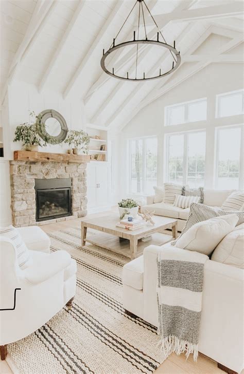 27++ White farmhouse interior model | farmhousestyle