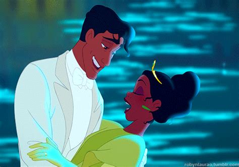 Tiana And Naveen Kiss Gif