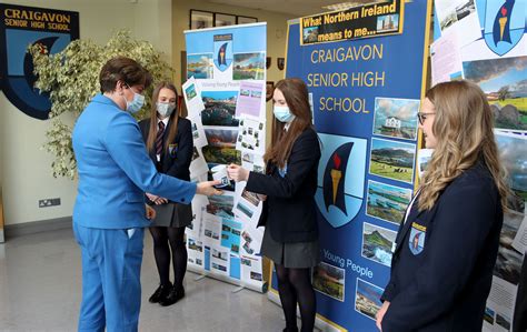 Craigavon Senior High School welcomes First Minister in NI centenary celebration | Controlled ...