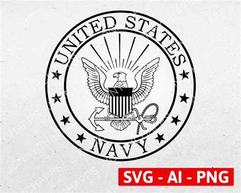 U.S. Navy Eagle Logo Standard Navy Seal Digital Vector .ai - Etsy