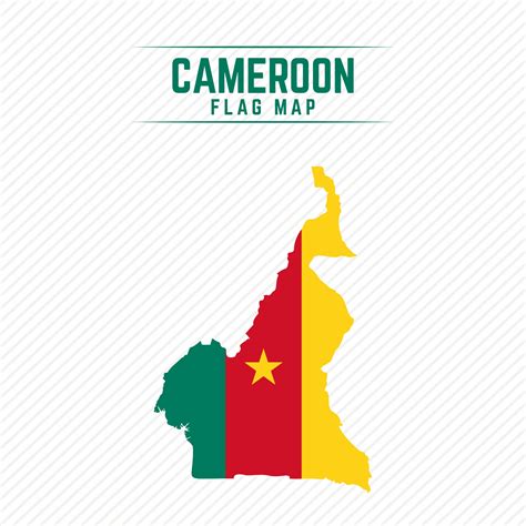 drapeau de la carte du Cameroun 2400619 Art vectoriel chez Vecteezy