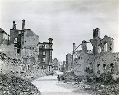 Bombed ruins of Ulm, Germany in 1944-1945 | The Digital Collections of the National WWII Museum ...