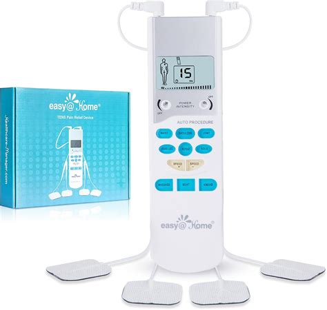 Estimulador muscular Easy @ Home TENS - Massageador de pulso eletrônico, 510K aprovado ...