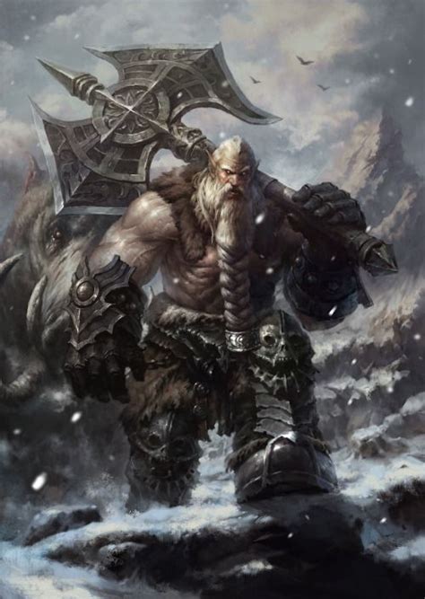 Giant Dwarf by Ilto Park #comics #art Dark Fantasy Art, Fantasy Dwarf, Heroic Fantasy, Fantasy ...