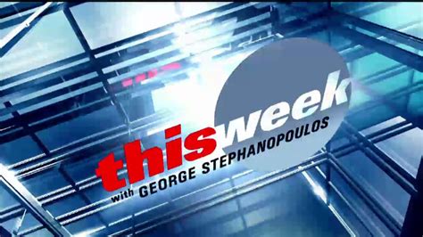 Abc News This Week With George - abc breaking news intro